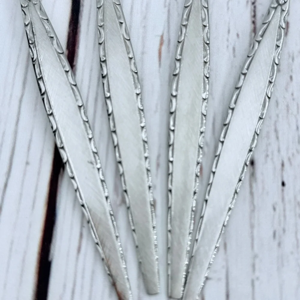 Oneida‎ Community Stainless Venetia 4 Cocktail Seafood Forks 6 Inch MCM 1968